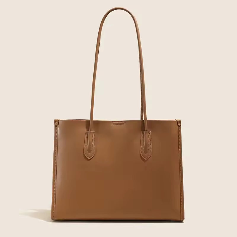 High Quality Pure Cowhide Leather Large Capacity Shoulder Bag Water Proof Shoulder Bag Ladies Bag Accessories