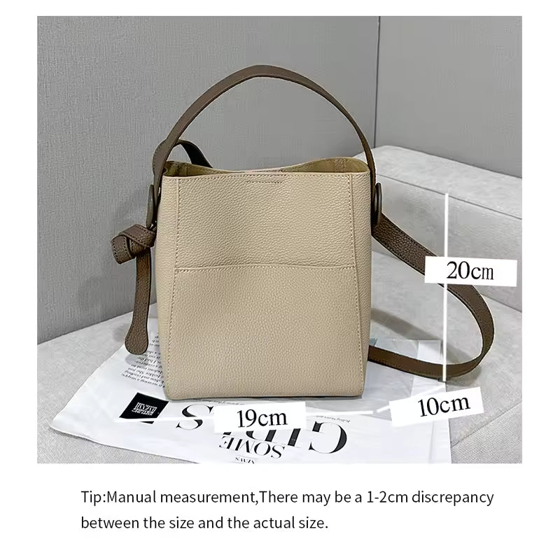 Timeless Heritage Leather Handbag - Versatile Office Tote & Shoulder Bag