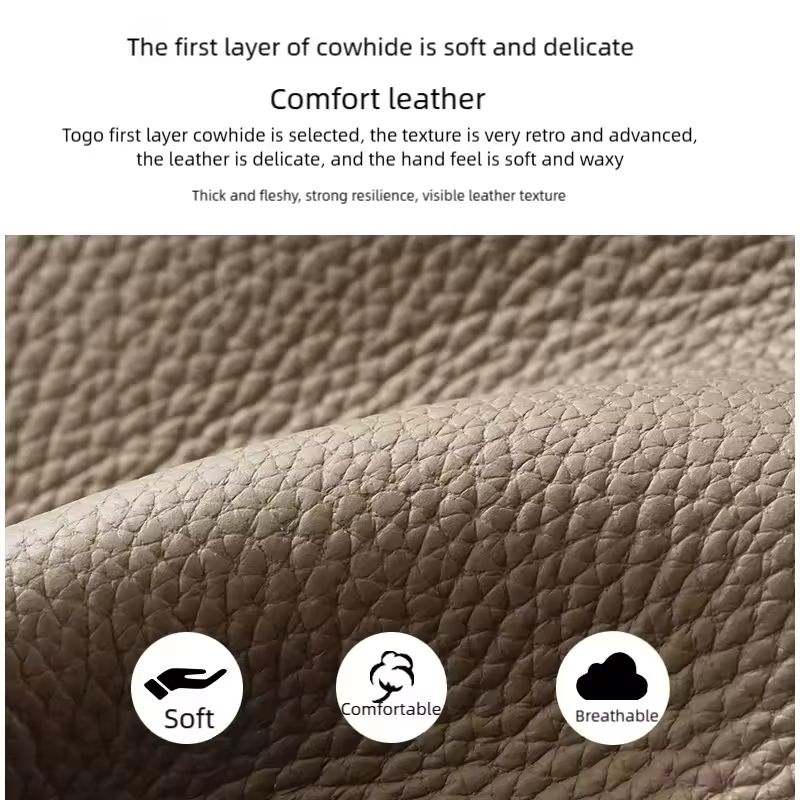 Classic Genuine Cowhide Leather Shoulder Bag Soft Cow Leather Hand Bags For Women Large Capacity Protable Tote Bag Accessories
