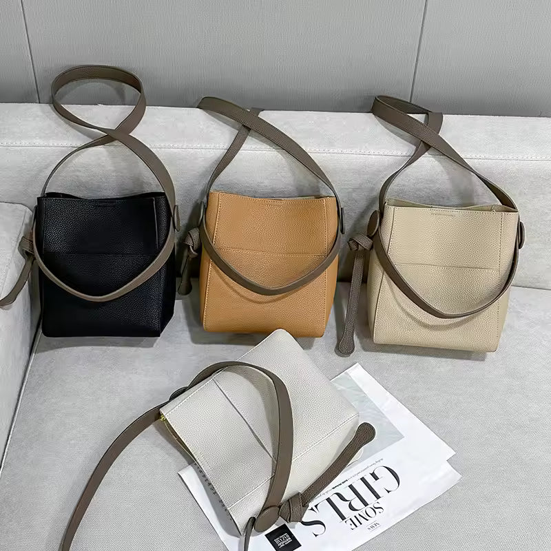 Timeless Heritage Leather Handbag - Versatile Office Tote & Shoulder Bag