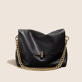 Trendy Genuine Cow Leather Shoulder Chain Bag For Women Large Capacity Single Strap Handbag Messenger Tote Bag Bolsas De Mujer