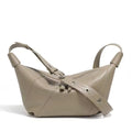New Arrival Women Genuine Cowhide Leather Dumpling Bag For Ladies Casual Minimalist Crossbody Hobos Bag Luxury Female Messenger