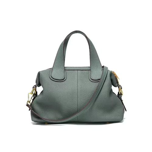 Classic Genuine Cowhide Leather Shoulder Bag Soft Cow Leather Hand Bags For Women Large Capacity Protable Tote Bag Accessories