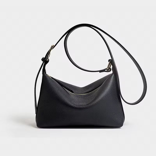 Cowhide Genuine Leather Dumpling Bag for Women Bags Large Capacity Shoulder Crossbody Bags Trendy Messenger Handbag Armpit Purse