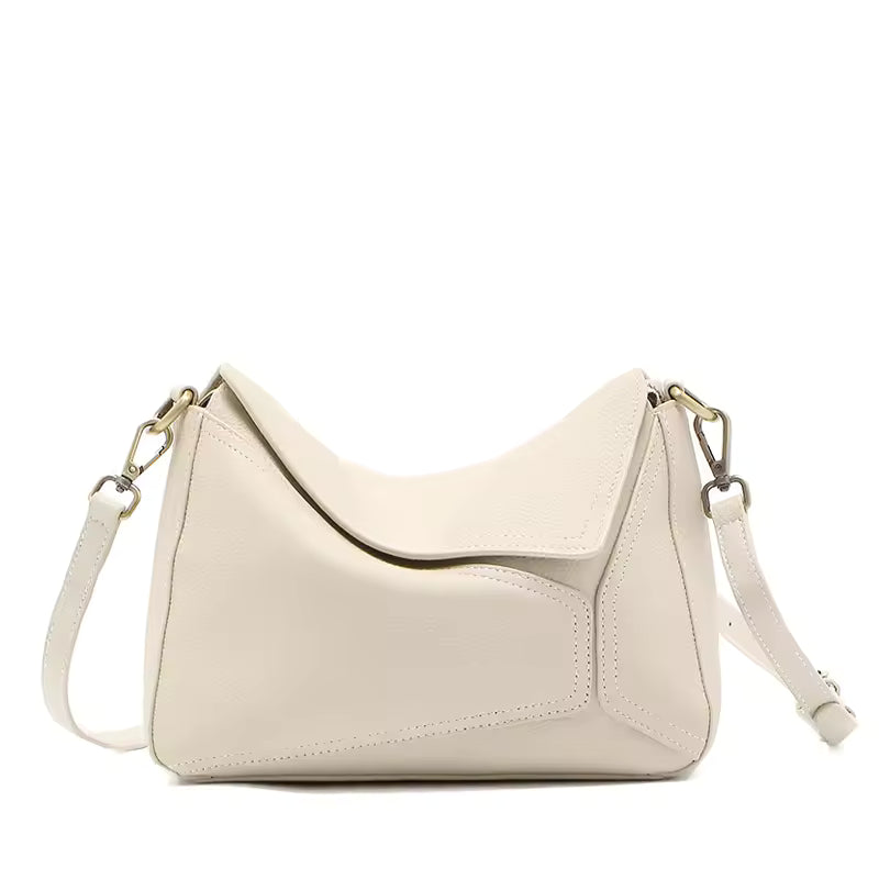 High-End Supple Leather Crossbody | Minimalist Soft Cowhide Handbag