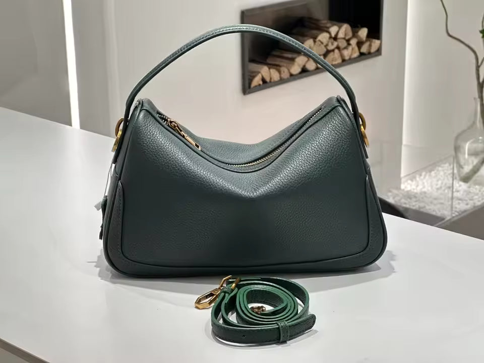 Women's Genuine Suede Cowhide Leather Shoulder Bag Retro Large Capacity Cow Crossbody Bag Handbag Luxury Brand Bag Accessories